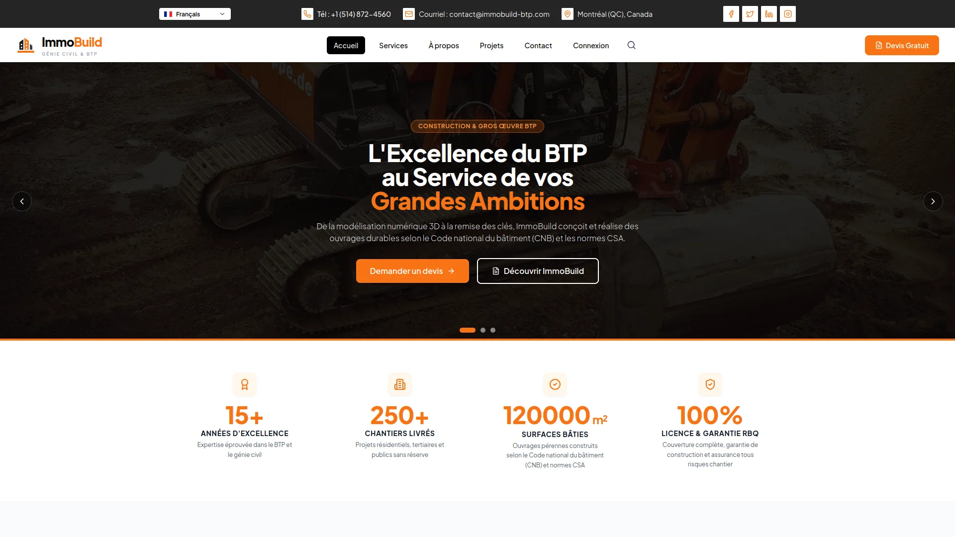 ImmoBuild — BTP & Génie Civil